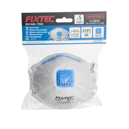Masca Protectie FIXTEC cu Carbon Activ si Supapa - Img 3
