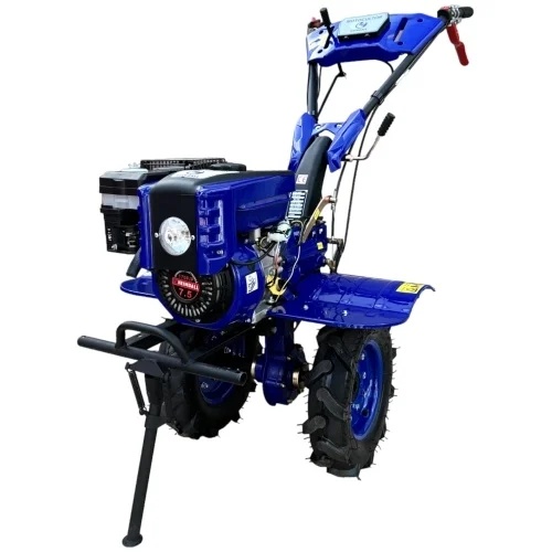 Pachet Motocultor pe Benzina Euro V, 7.5CP, 2+1 Viteze si Far + Remorca 600kg + Plug Reversibil - Img 2