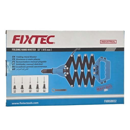Rivetor FIXTEC Rabatabil 32 Inch pentru Nituri Metal - Img 4