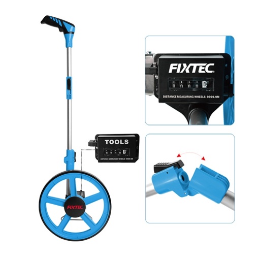 Roata de masurat FIXTEC, raza 0-9999.9m, maner pistol - Img 5