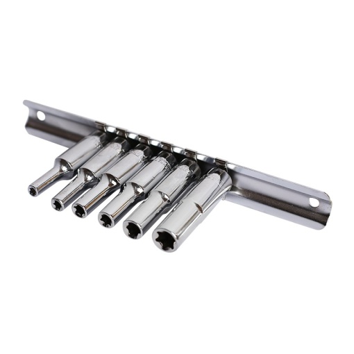Set 6 tubulare Torx externe FIXTEC 1/4″ E4‑E10 - Img 4