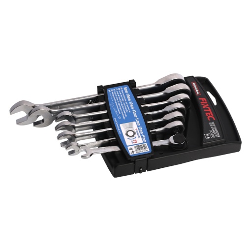 Set Chei Combinatie cu Cliquet FIXTEC 7 Buc - Img 5
