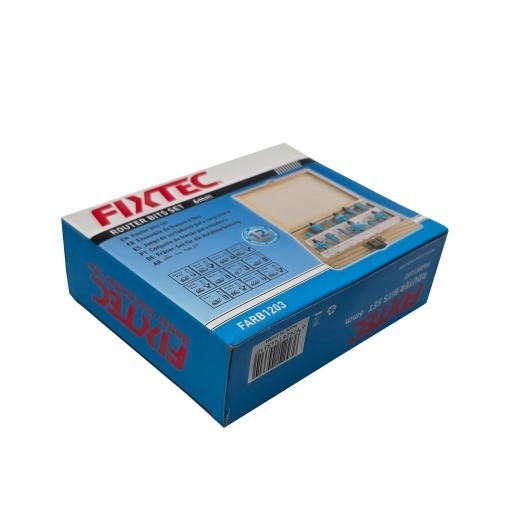 Set freze lemn FIXTEC 12 piese, coada 6mm - Img 7