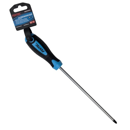 Surubelnita stea profesionala FIXTEC PH2 200 mm CR‑V, varf magnetic