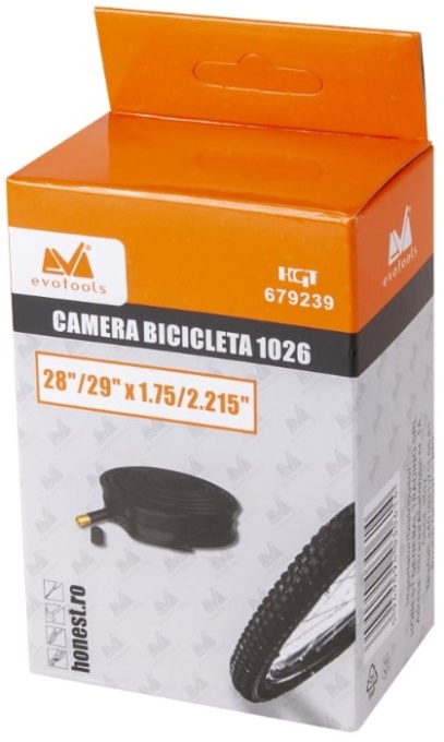 Camera pentru roata bicicleta 1.75x26 EVOTOOLS 679236 - Img 2
