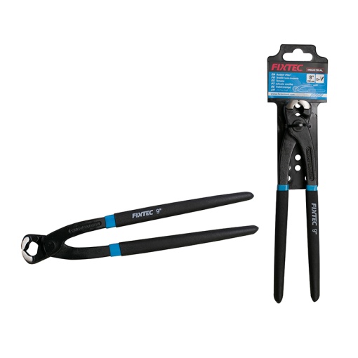 Cleste cu taiere frontala FIXTEC de 9'' inch din otel Cr-V – pentru sarma si cuie - Img 2