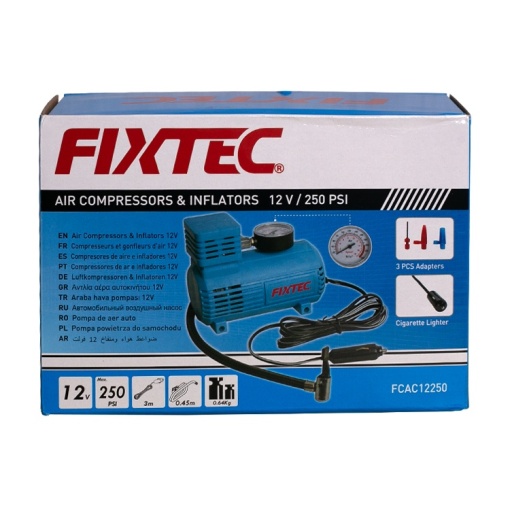 Compresor auto DC 12V FIXTEC, 260 PSI, portabil - Img 6