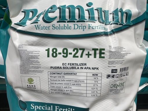 Fertilizant Premium 18-9-27+TE Green Tech, solubil in apa - Img 3