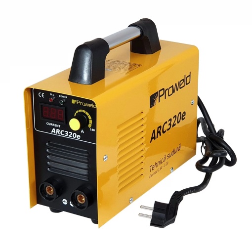 Invertor sudura MMA ProWELD ARC320e, 140 A, electrozi 1.6-3.2 mm, valiza transport - Img 3
