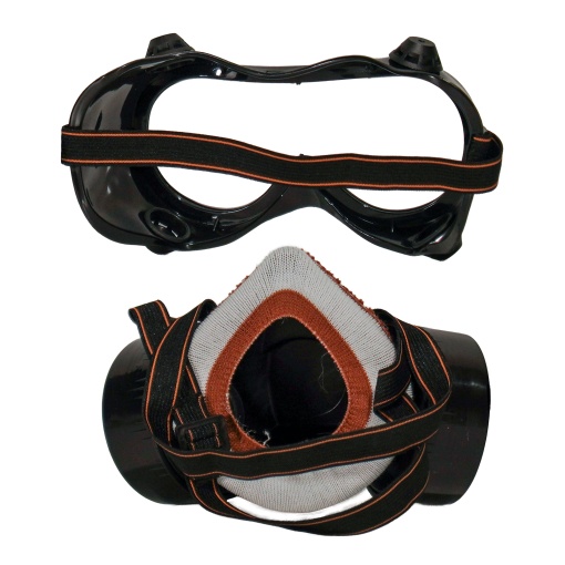 Masca protectie, anti vapori si praf cu filtre de carbon - Img 3