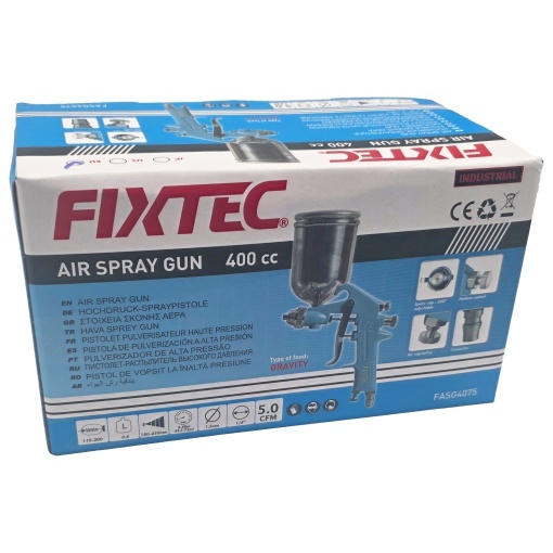 Pistol Pulverizare FIXTEC 400cc cu Duza 1.5mm - Img 2