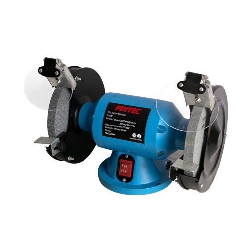 Polizor fix FIXTEC 8" 350W, 2950rpm, cu roti de 200mm - Img 2