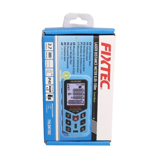Telemetru laser FIXTEC Green Beam cu acumulator, masurare 100m - Img 6