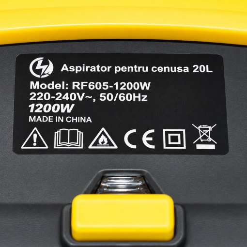 Aspirator de cenusa K-605-20L, 1200 W, 20 L, filtru HEPA, functie suflare - Img 10