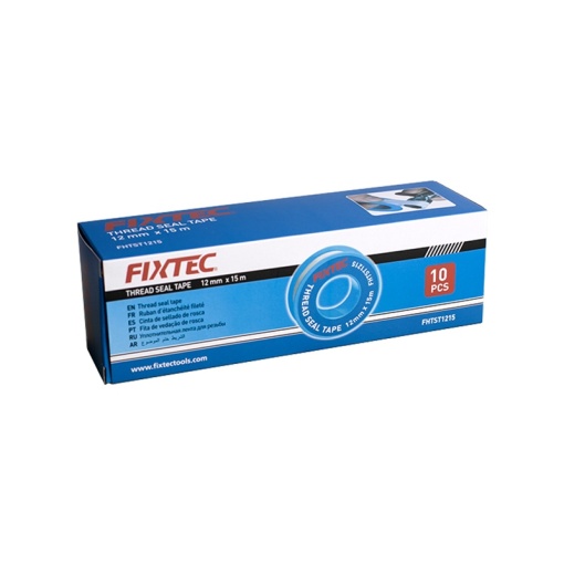 Banda de etansare filete FIXTEC 12 mm × 15 m 0.3g/cm3 - Img 4