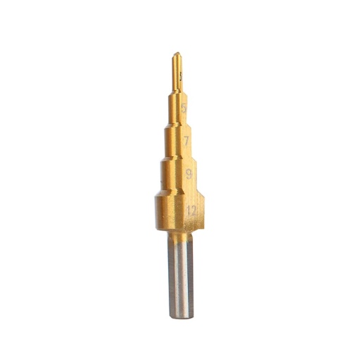 Burghiu in trepte FIXTEC 4–12 mm HSS cu acoperire titan - Img 2