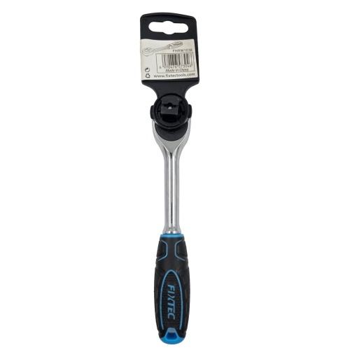Cheie clichet FIXTEC 3/8" CR-V 72 dinti - Img 2