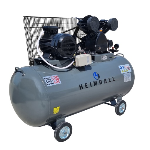 Compresor aer, 370L, 600 L/min, 10bar, trifazat - Heimdall - Img 2