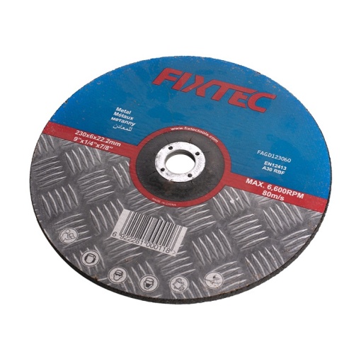 Disc abraziv de taiere FIXTEC 230x6x22.2mm pentru metal - Img 3