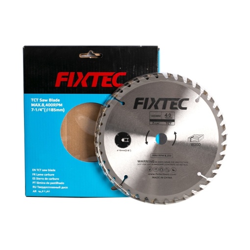 Disc circular FIXTEC 12", 300x25.4mm, 60T, TCT lemn - Img 5