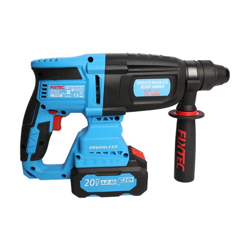 Kit Rotopercutor FIXTEC 20V Fara Perii cu Incarcator Rapid - Img 8
