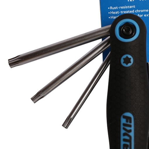 Set 8 chei Torx pliante FIXTEC T9‑T40 CR‑V - Img 6