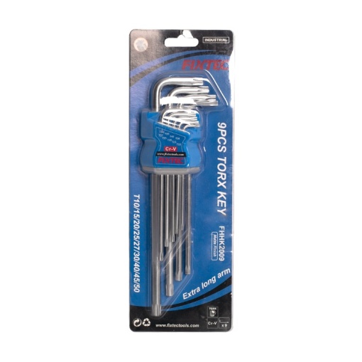Set 9 chei hexagonale FIXTEC 1.5‑10 mm CR‑V - Img 4