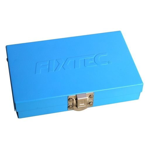 Set biti Torx FIXTEC 15 piese, 1/2", S2, cutie metal - Img 5