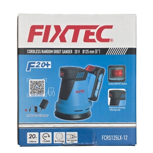 Slefuitor Orbital FIXTEC 20V Fara Fir cu Vibratie Aleatorie - Img 7