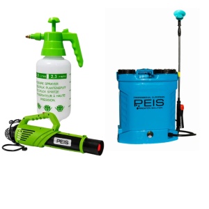 Pachet Pompa Electrica 16L, Atomizor Electric, Pulverizator 2L manual