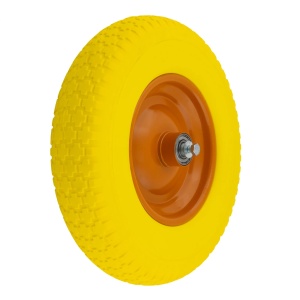 Roata roaba Elefant 400-8, poliuretanica, cu ax 20 x 93 mm