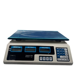 Cantar comercial electronic 30 kg cu display LCD și functie pret