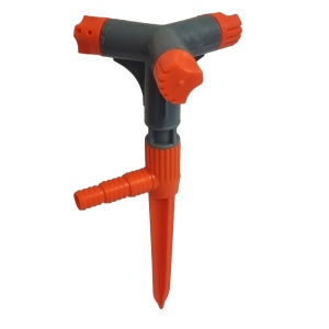 Aspersor Rotativ din PVC cu 3 Brate si Pivot pentru Stropire Eficienta