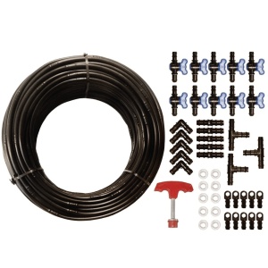 Kit de Irigare cu 44 de Accesorii, 100 metri lungime - 40CM