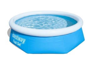 Piscină Bestway Fast Set cu pompă filtrare, 244 x 66 cm
