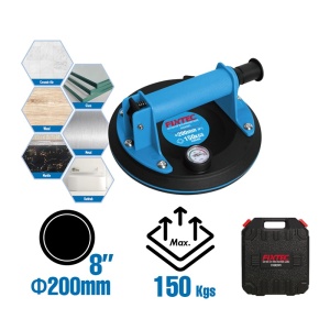 Ventuza cu manometru FIXTEC, diametru 200mm, 150kg
