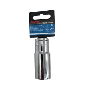 Cap cheie tubulara de impact 23 mm, FIXTEC, prindere 1/2