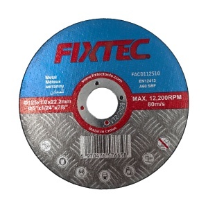 Disc abraziv FIXTEC 125X1.0X22.2mm granulatie 10