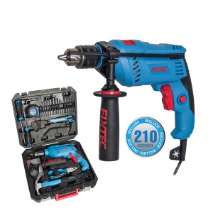 Kit Masina de Gaurit cu Impact FIXTEC 600W cu 210 Accesorii
