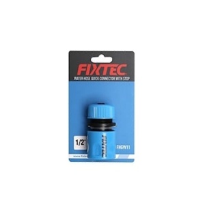 Conector rapid 1/2" pentru furtun 1/2" cu oprire, FIXTEC