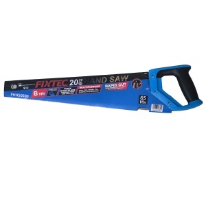 Fierastrau manual FIXTEC 500 mm (20″) 8 TPI otel 65 Mn