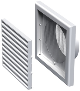 Grila de Ventilatie pentru Fatada EvoSanitary