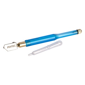 Diamant taiat sticla FIXTEC cu alimentare cu ulei 165 mm