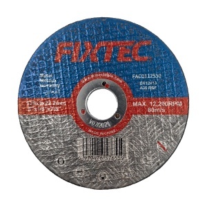 Disc abraziv FIXTEC 125x3x22.2 mm granulatie 30