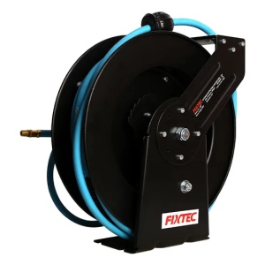 Furtun pneumatic retractabil FIXTEC 3/8″ 15 m BSP