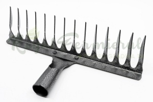 Grebla 14 dinti, din metal, fara coada, cod f-6564