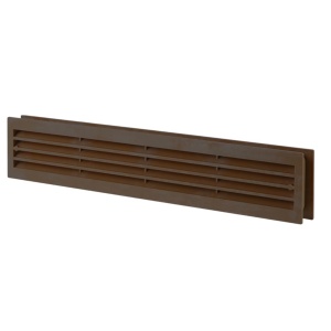 Grila ventilatie dubla pentru usa VENTS MV Maro 430/2, 80x429mm