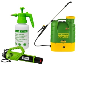 Pachet Pompa Electrica 16L, Atomizor Electric, Pulverizator 2L manual