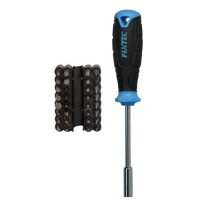 Set surubelnita multifunctionala 33‑in‑1 precizie FIXTEC, maner ergonomic