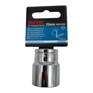 Cap cheie tubulara de impact 23 mm, FIXTEC, prindere 1/2